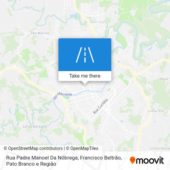 Rua Padre Manoel Da Nóbrega map