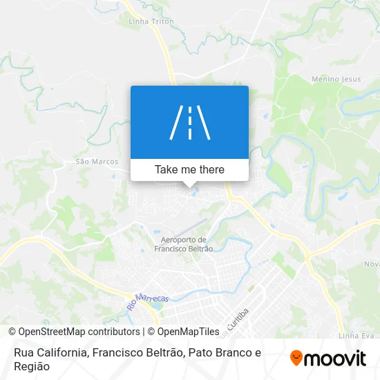 Rua California map