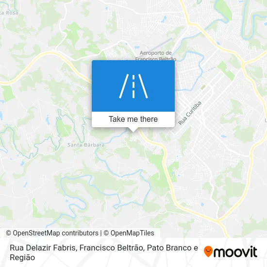 Rua Delazir Fabris map