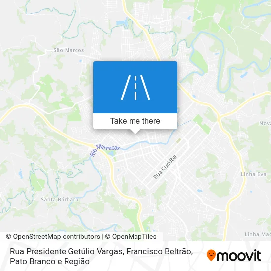 Rua Presidente Getúlio Vargas map