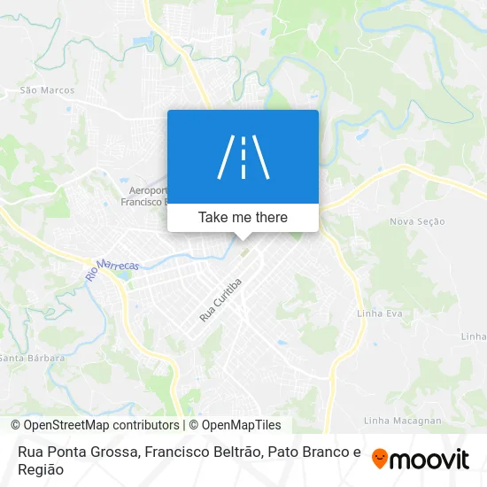 Rua Ponta Grossa map