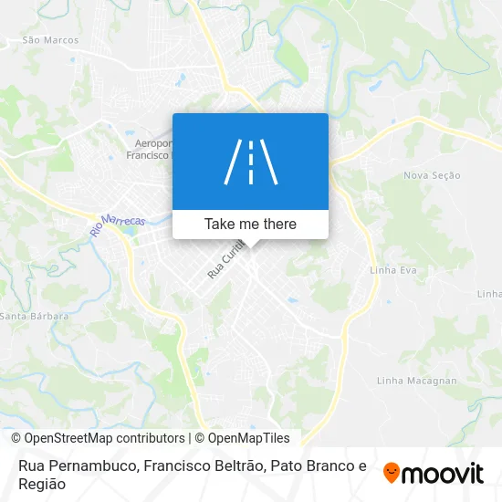 Rua Pernambuco map