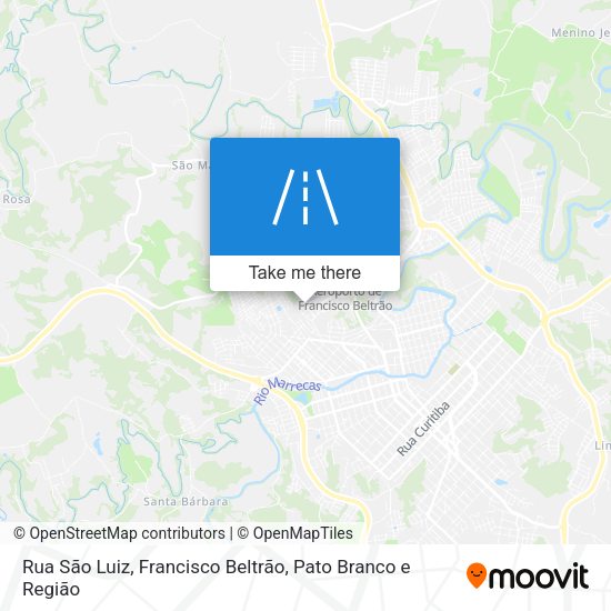 Rua São Luiz map