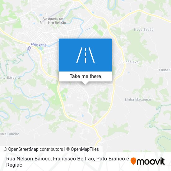 Rua Nelson Baioco map