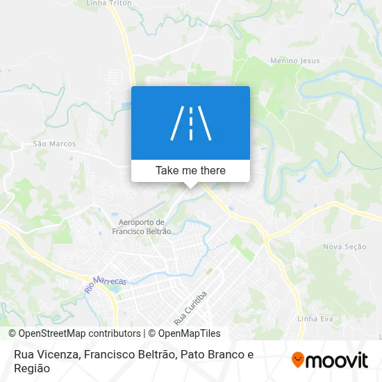 Rua Vicenza map