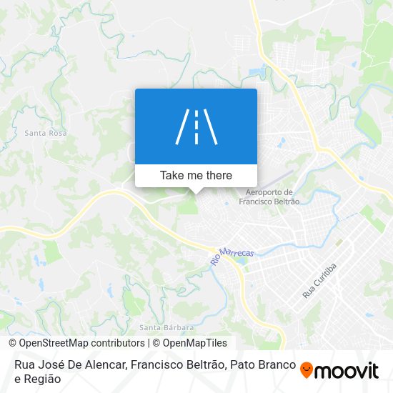 Rua José De Alencar map