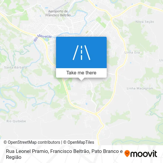 Rua Leonel Pramio map