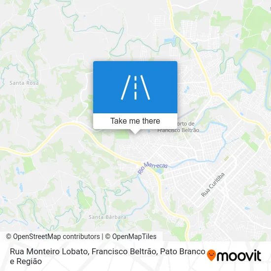 Rua Monteiro Lobato map