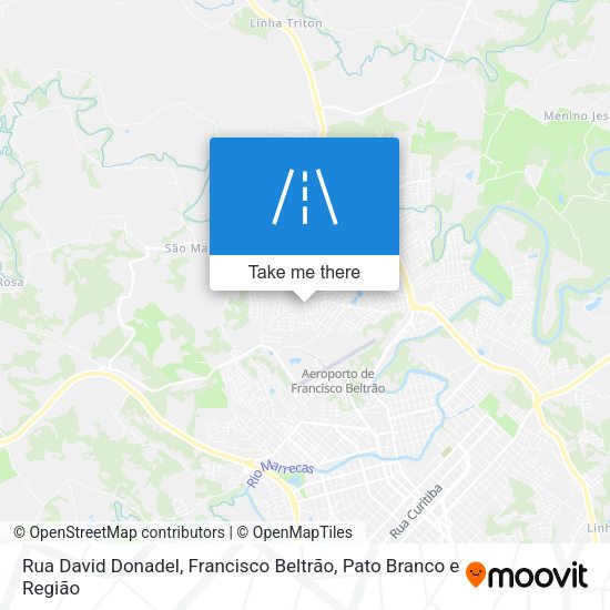 Rua David Donadel map