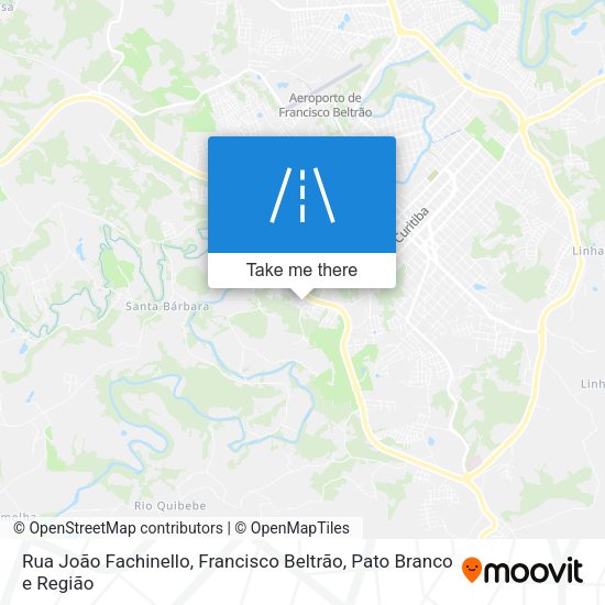 Rua João Fachinello map
