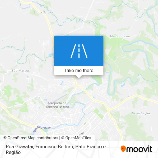 Rua Gravataí map