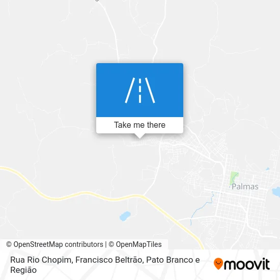 Rua Rio Chopim map