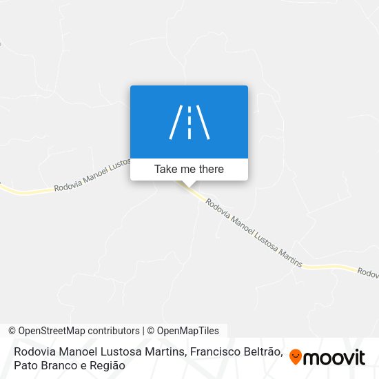 Rodovia Manoel Lustosa Martins map