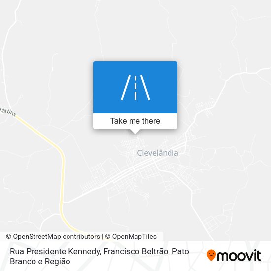 Rua Presidente Kennedy map