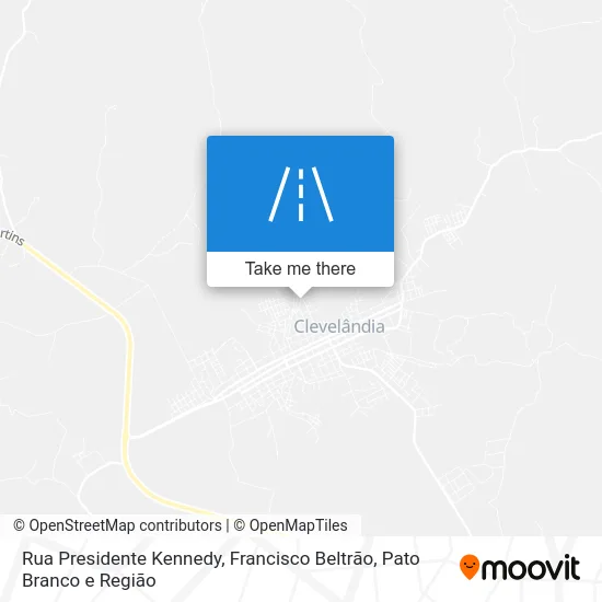 Rua Presidente Kennedy map