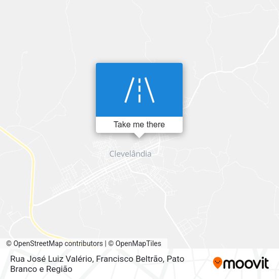 Rua José Luiz Valério map
