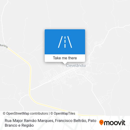 Rua Major Ramão Marques map