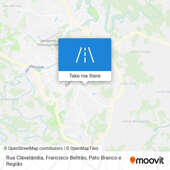 Rua Clevelândia map