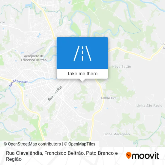 Rua Clevelândia map