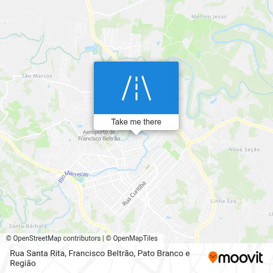 Rua Santa Rita map