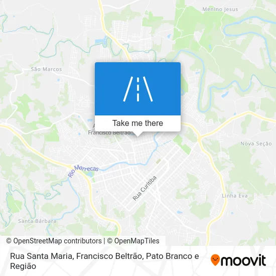 Rua Santa Maria map