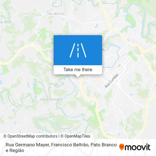 Rua Germano Mayer map