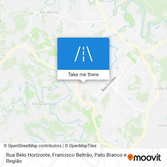 Rua Belo Horizonte map