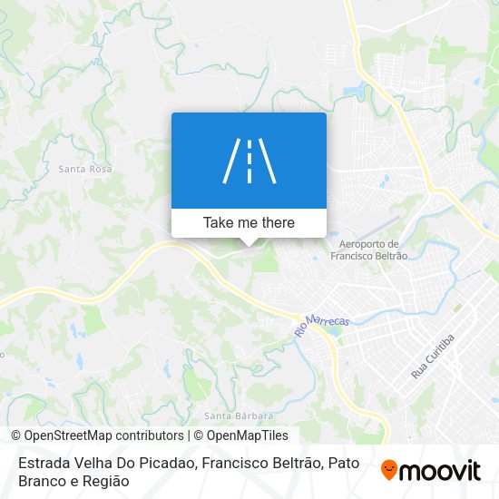 Estrada Velha Do Picadao map