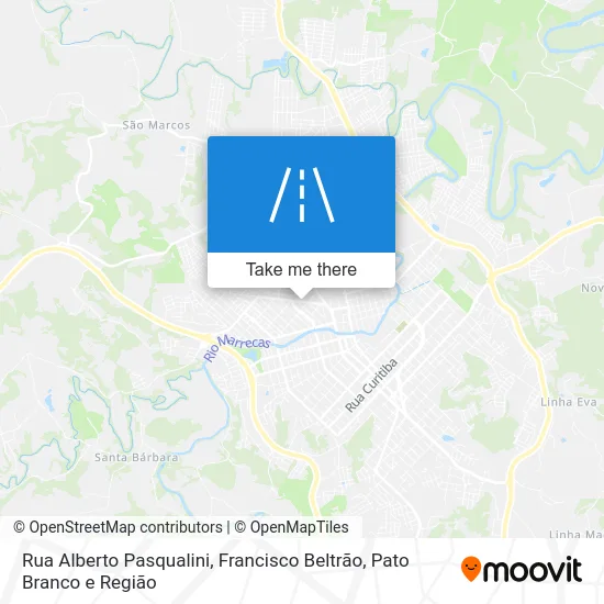 Rua Alberto Pasqualini map