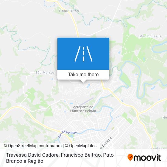 Travessa David Cadore map