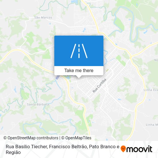 Rua Basílio Tiecher map