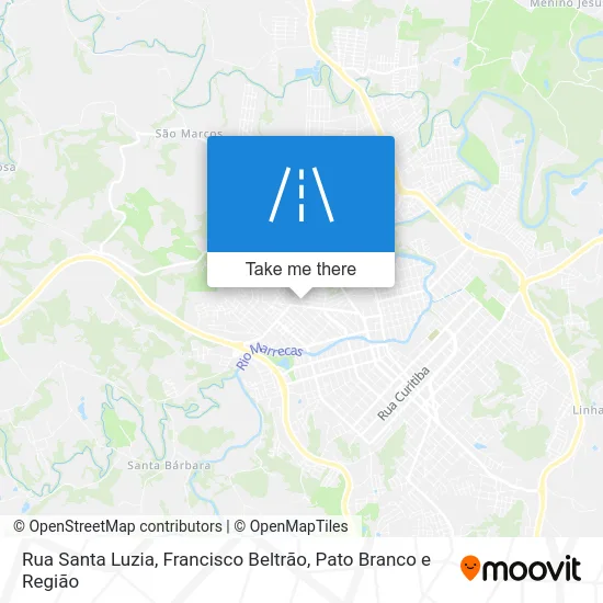 Rua Santa Luzia map