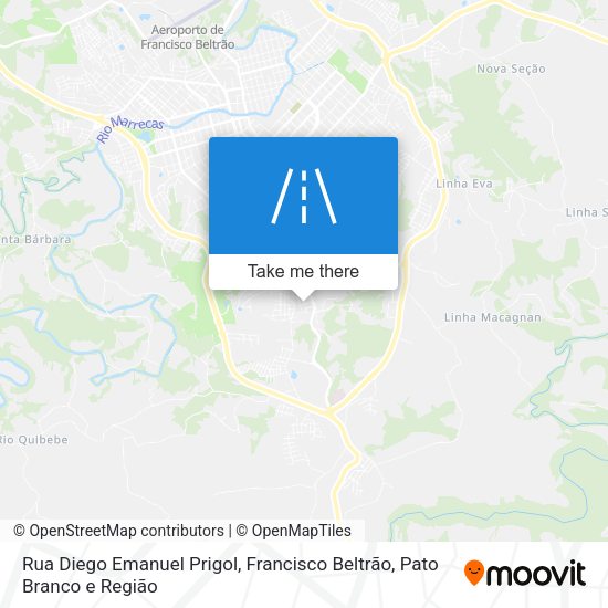 Rua Diego Emanuel Prigol map