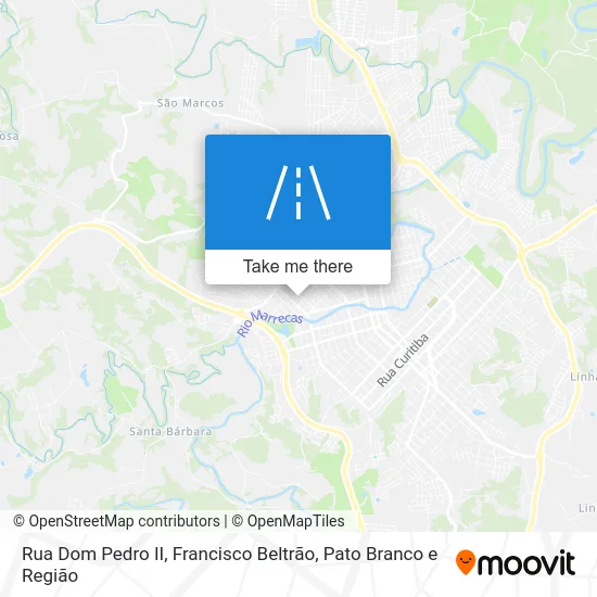 Rua Dom Pedro II map