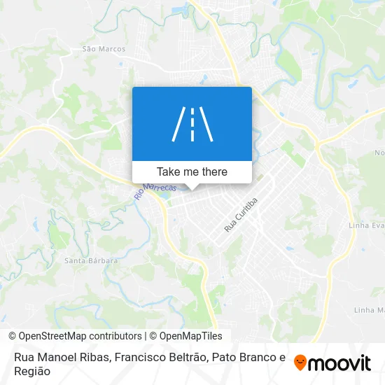 Rua Manoel Ribas map