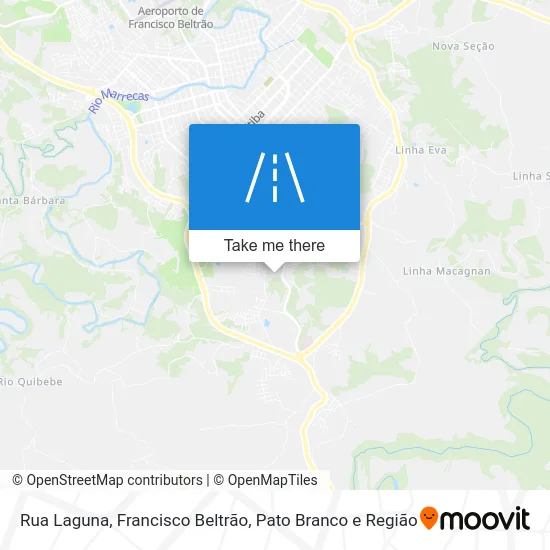 Rua Laguna map