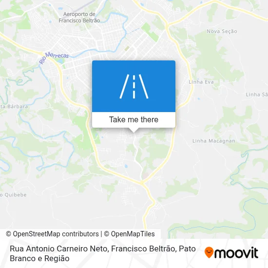Rua Antonio Carneiro Neto map