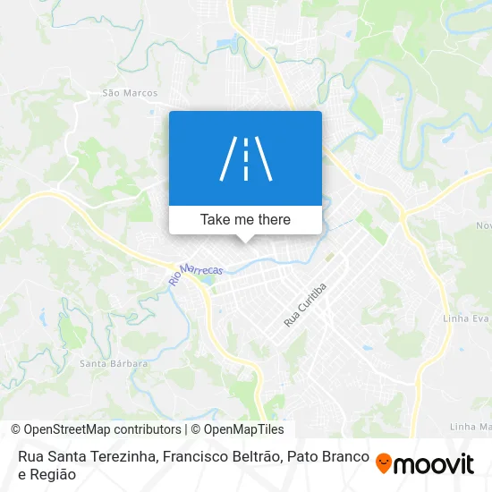 Rua Santa Terezinha map