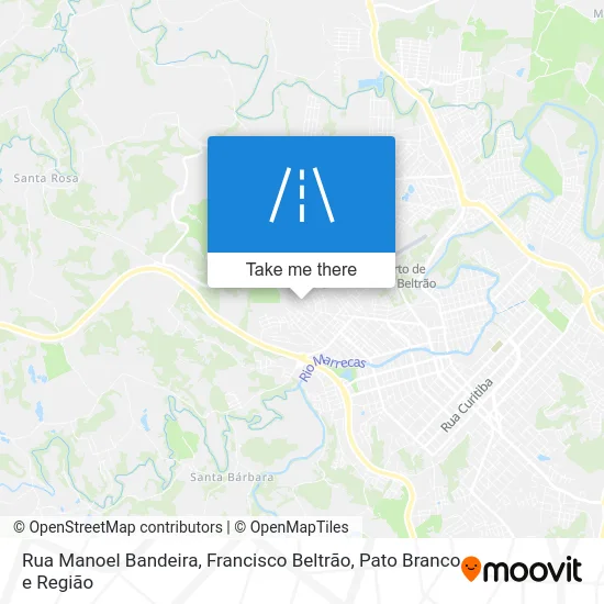 Rua Manoel Bandeira map