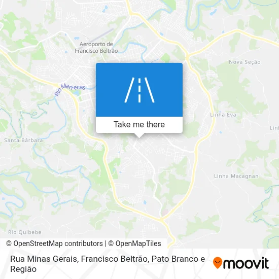 Rua Minas Gerais map