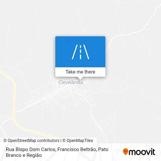 Rua Bispo Dom Carlos map
