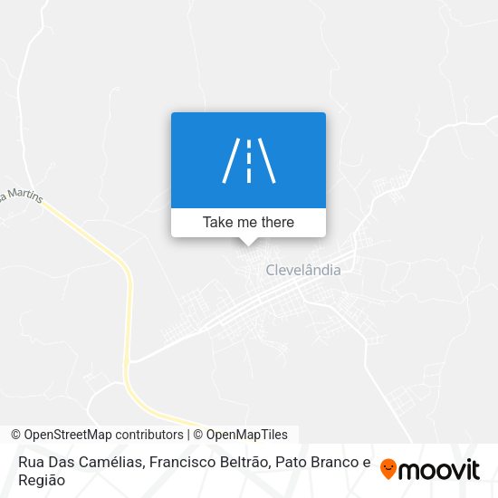 Rua Das Camélias map