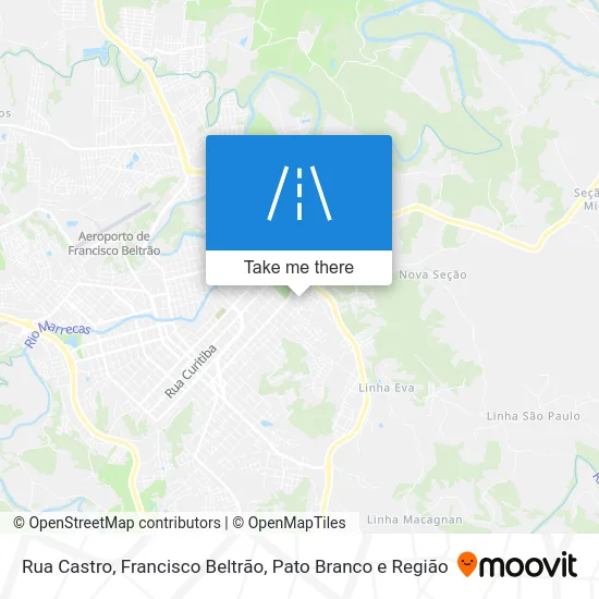 Rua Castro map