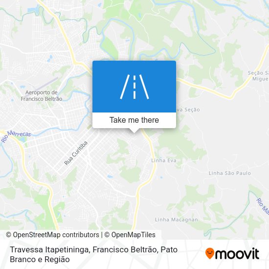Travessa Itapetininga map