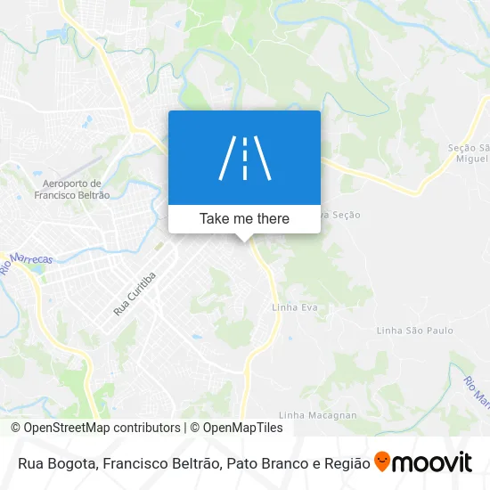 Rua Bogota map