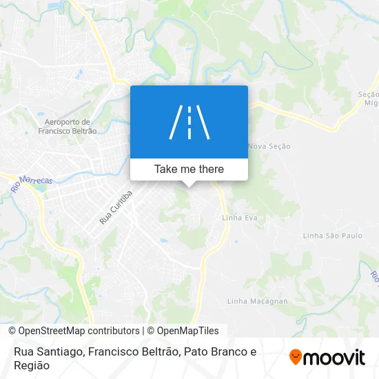 Rua Santiago map