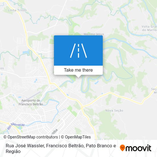 Rua José Wassler map
