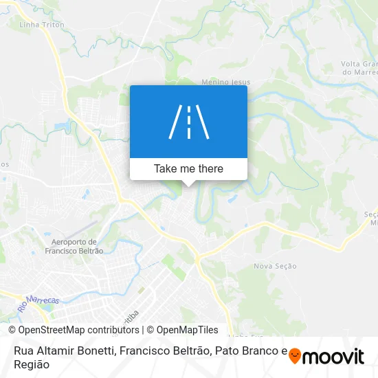 Rua Altamir Bonetti map