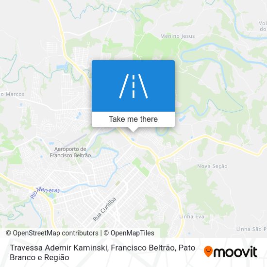 Travessa Ademir Kaminski map