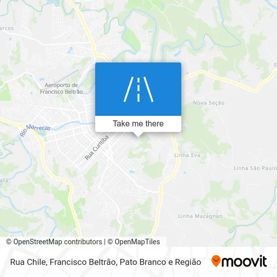 Rua Chile map